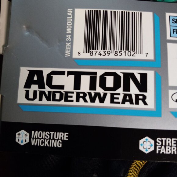 Bioworld Size XL 40 42 Boxer Briefs Mens Batman Logo Black Yellow DC Comics NEW - Picture 7 of 7